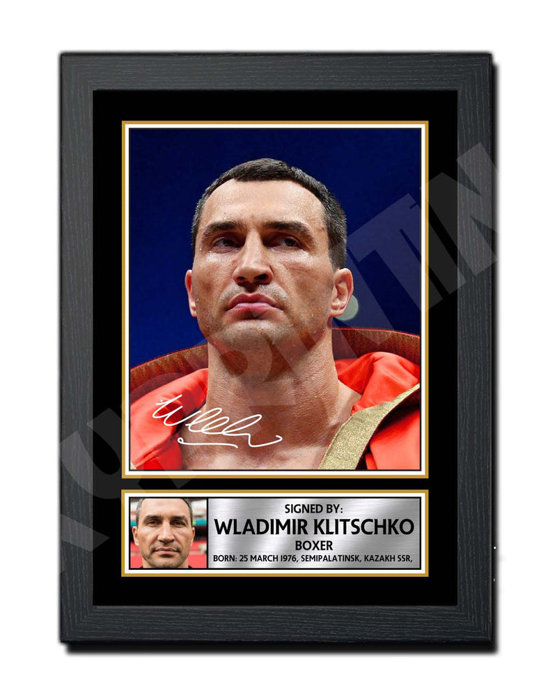 WLADIMIR KLITSCHKO Limited Edition Boxer Signed Print - Boxing