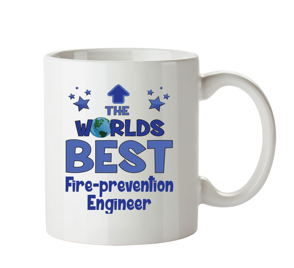 Worlds Best Fire Prevention Engineer Mug - Novelty Funny Mug – printed mug product image 1