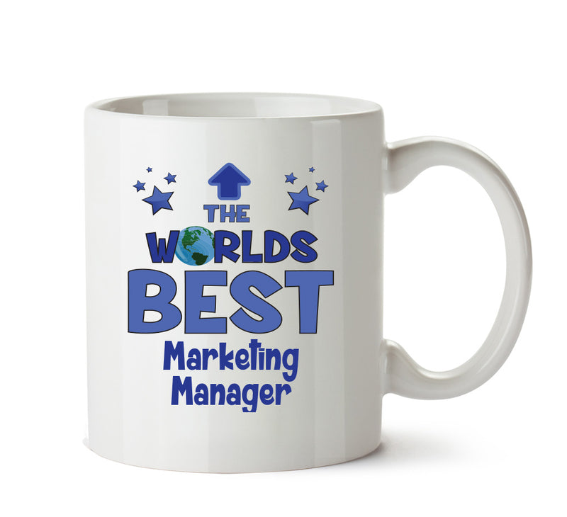 Worlds Best Marketing Manager Mug - Novelty Funny Mug