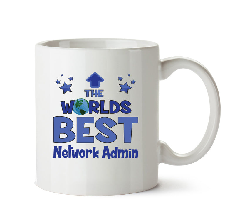 Worlds Best Network Admin Mug - Novelty Funny Mug