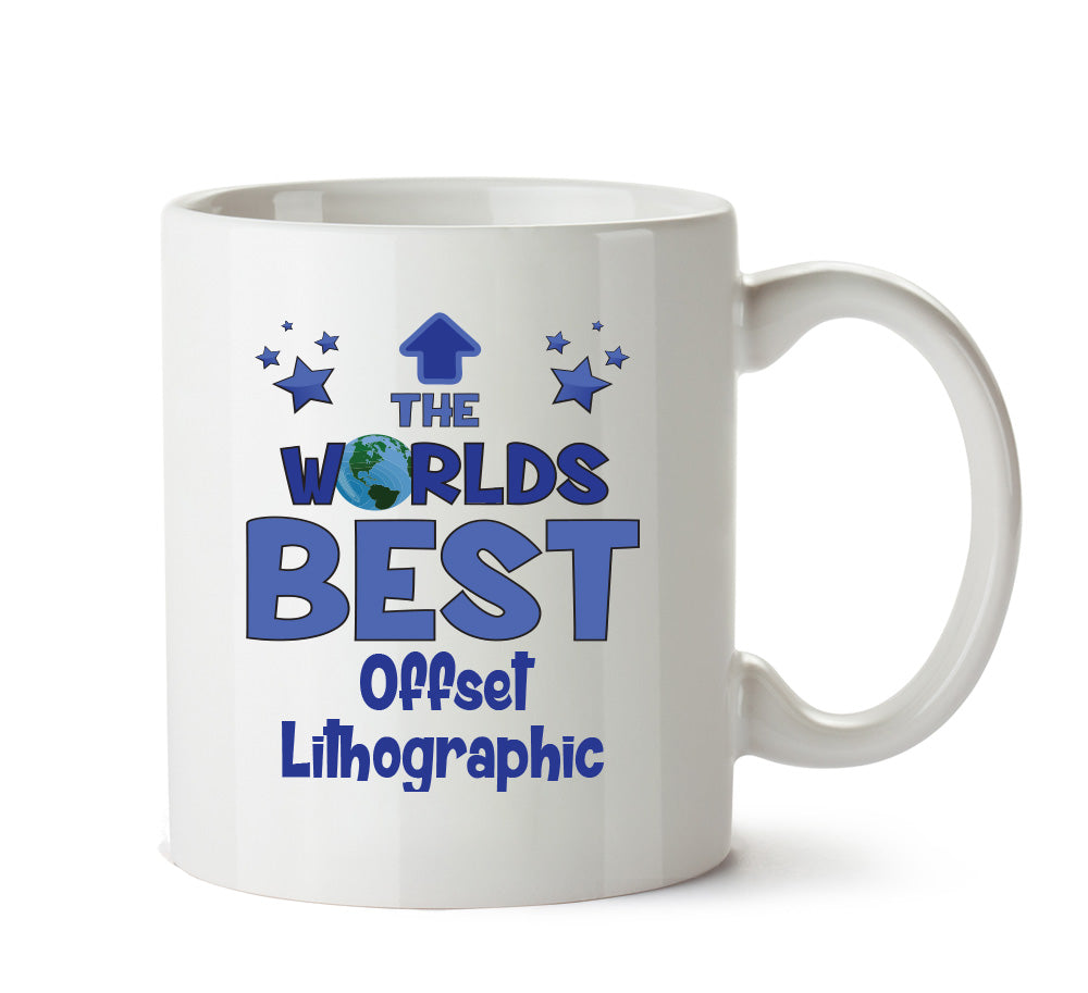 Worlds Best Offset Lithographic Press Operator Mug - Novelty Funny Mug – printed mug product image 1
