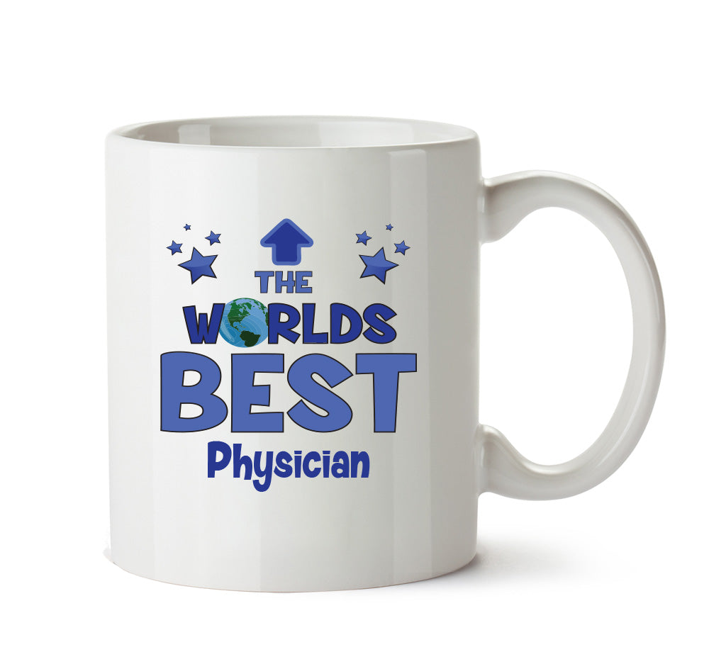 Worlds Best Physician Mug - Novelty Funny Mug – printed mug product image 1