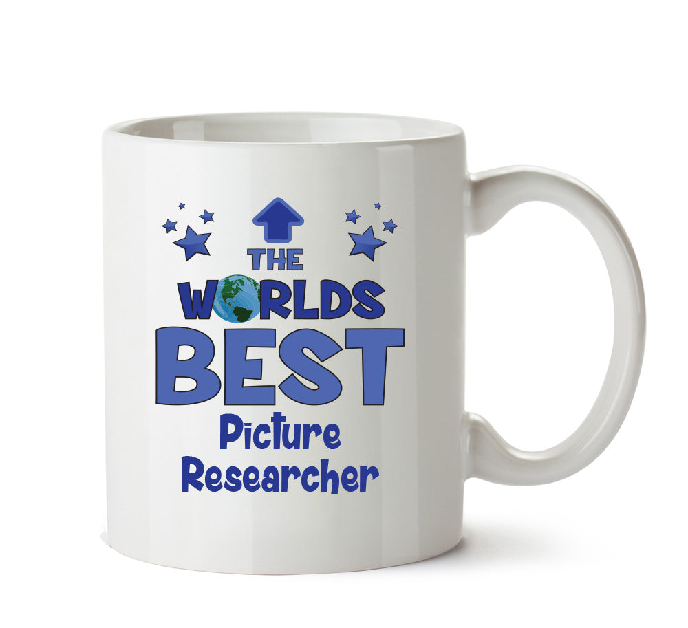 Worlds Best Picture Researcher Mug - Novelty Funny Mug – printed mug product image 1