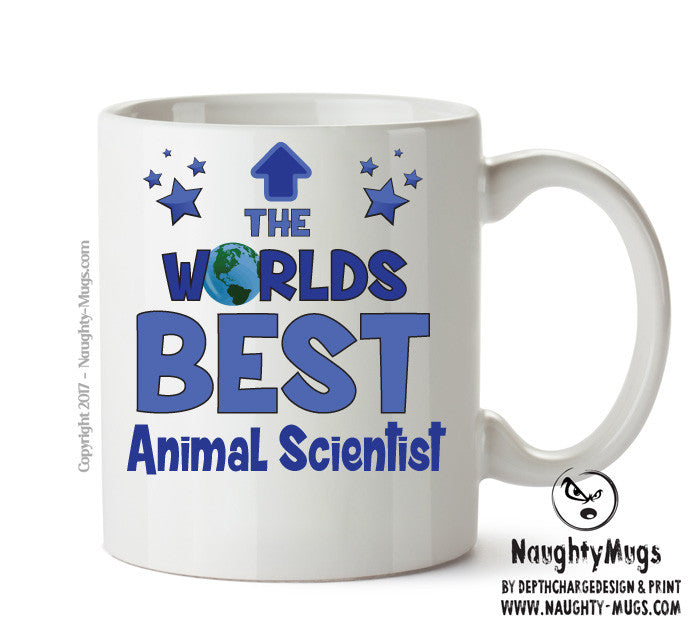 Worlds Best Animal Scientist Mug - Novelty Funny Mug