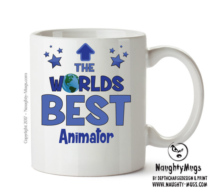 Worlds Best Animator Mug - Novelty Funny Mug