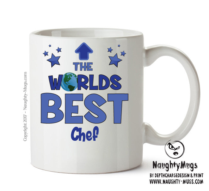 Worlds Best Chef Mug - Novelty Funny Mug