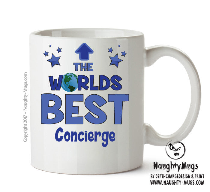 Worlds Best Concierge Mug - Novelty Funny Mug