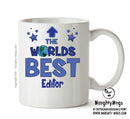 Worlds Best Editor Mug - Novelty Funny Mug