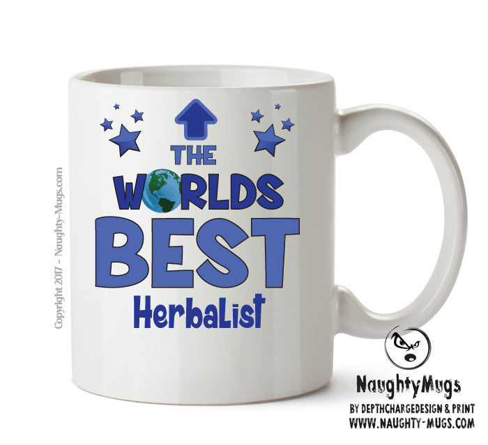 Worlds Best Herbalist Mug - Novelty Funny Mug