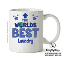 Worlds Best Laundry Mug - Novelty Funny Mug