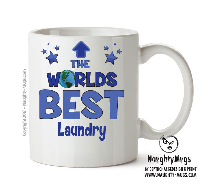 Worlds Best Laundry Mug - Novelty Funny Mug