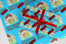 Rude Wrapping Paper 04 Don't Get Your hopes Up Cxxx Funny Christmas and Birthday Gift Wrap