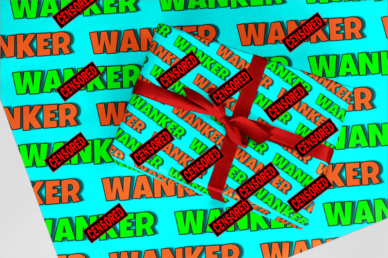 Rude Wrapping Paper 10 Wxxxer Funny Christmas and Birthday Gift Wrap