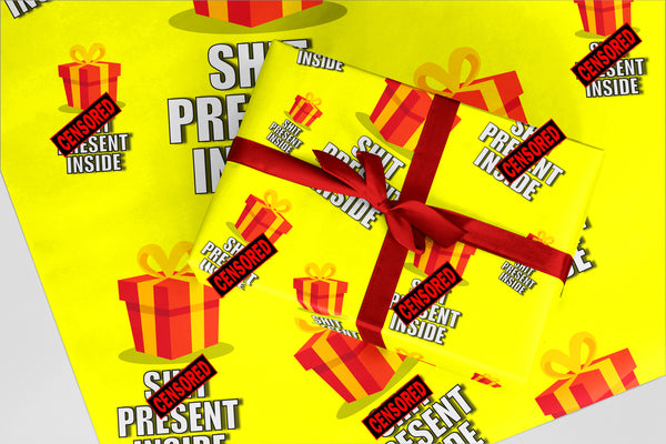 Rude Wrapping Paper 29 Sh** Present Inside Funny Christmas and Birthday Gift
