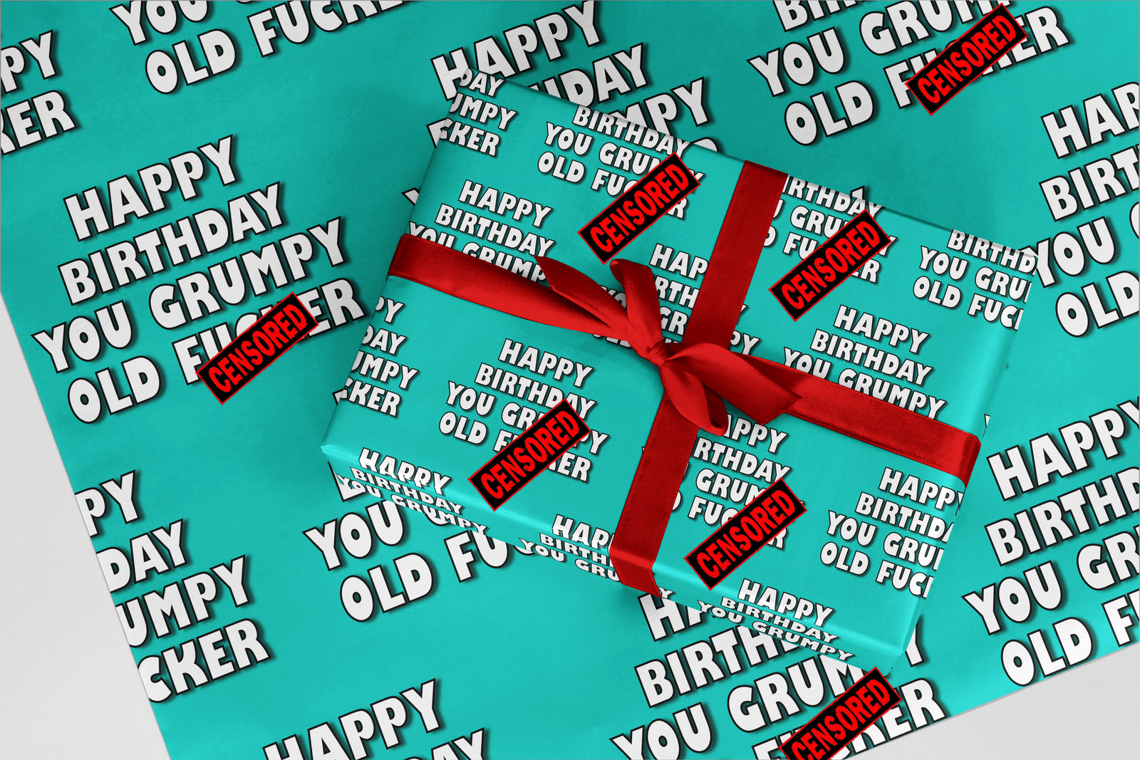 Rude Wrapping Paper 31 Happy Birthday Grumpy Old Fxxxer Funny Birthday