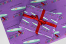 Rude Wrapping Paper 66 At This Moment She Fxxxed Up Funny Christmas and Birthday Gift Wrap