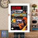 WWF Super Wrestlemania Super Nintendo GAME INSPIRED THEME Retro Gaming Poster A4 A3 A2 Or A1
