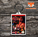 Wurm Retro NES Game Cover Art Gaming Keyring