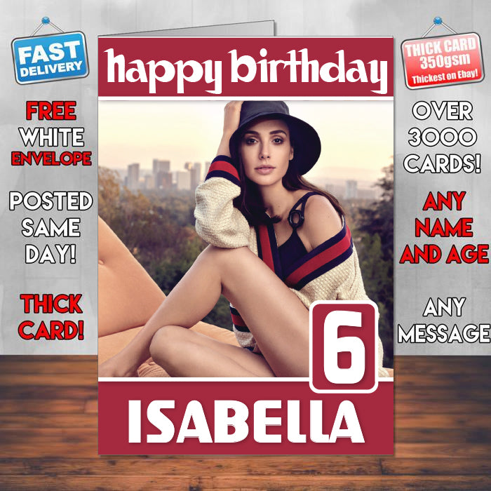 W Magazine 2017 Theme Style Personalised Kids Inspired Movie Birthday Card (SA)