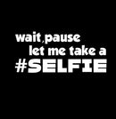 Wait Pause Novelty Vinyl Car Sticker