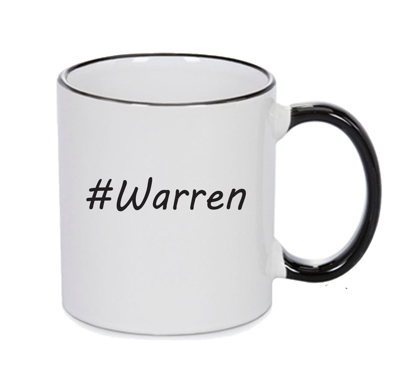 Personalised Your CUSTOM Name Warren Printed Mug