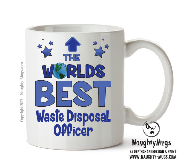 Worlds Best Waste Disposal Officer Mug - Novelty Funny Mug