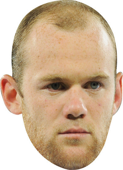 Wayne Rooney FOOTBALL 2018 Celebrity Face Mask Fancy Dress Cardboard Costume Mask