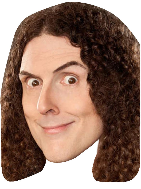 'Weird' Al Yankovic Celebrity Face Mask Fancy Dress Cardboard Costume Mask