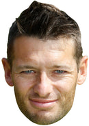 WES HOOLAHAN JB - Footballer Fancy Dress Cardboard Celebrity Party Face Mask