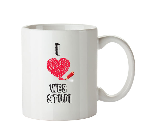 I Love Wes Studi Celebrity Mug Office Mug – printed mug product image 1