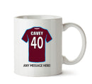 West Ham United Football Team Mug - Personalised Birthday Age and Name