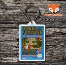 Werewolf Retro NES Game Cover Art Gaming Keyring