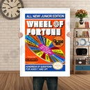 Wheel Of Fortune Junior Edition Retro GAME INSPIRED THEME Nintendo NES Gaming A4 A3 A2 Or A1 Poster Art 623