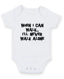 When I Can Walk Personalised Baby Boy Girl Unisex Short Sleeve Bodysuit