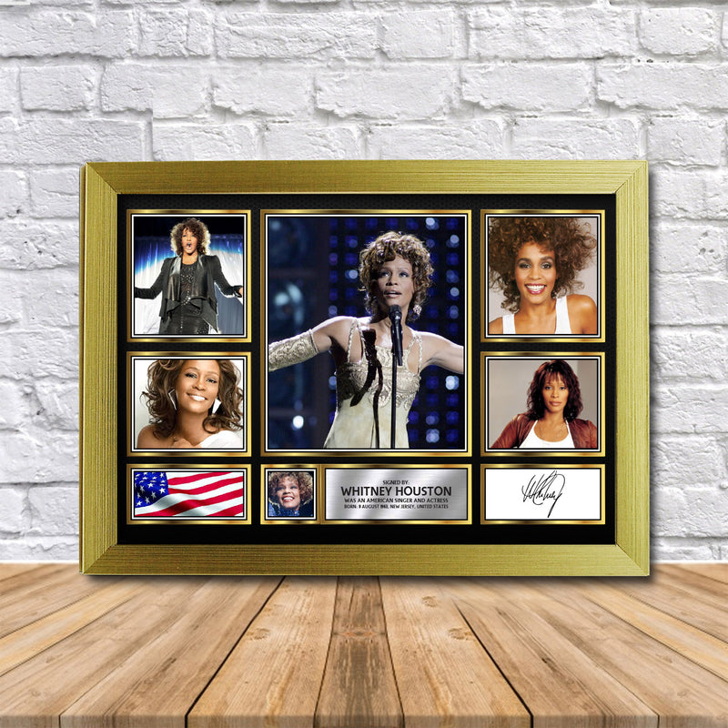 Whitney Houston Limited Edition Signed Print