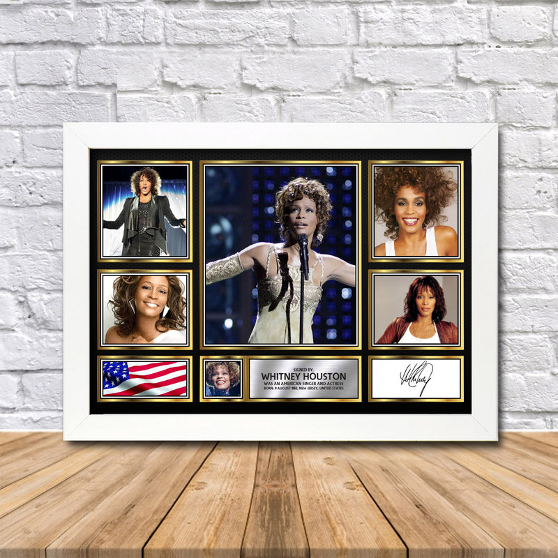 Whitney Houston Limited Edition Signed Print