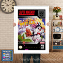 Whizz Super Nintendo GAME INSPIRED THEME Retro Gaming Poster A4 A3 A2 Or A1