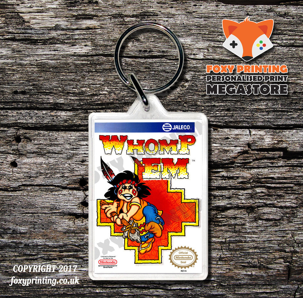Where's Waldo Retro NES Game Cover Art Gaming Keyring