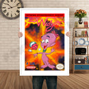 Widget Retro GAME INSPIRED THEME Nintendo NES Gaming A4 A3 A2 Or A1 Poster Art 628