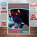 Personalised Widowmaker Amelie Lacroix Inspired Style Game Kids Inspired Birthday Card (SA)