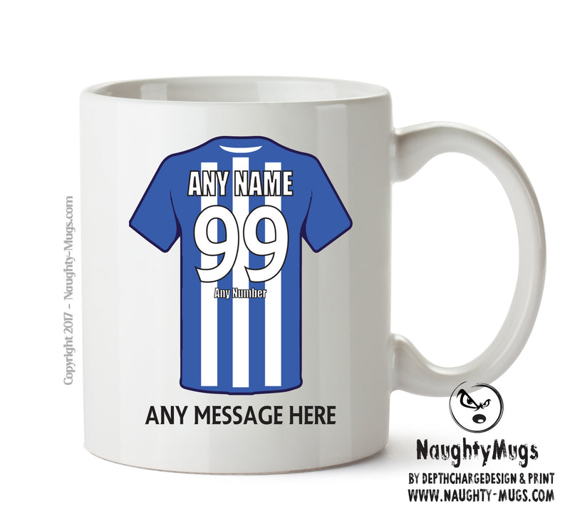 Wigan Athletic Football Team Mug - Personalised Birthday Age and Name