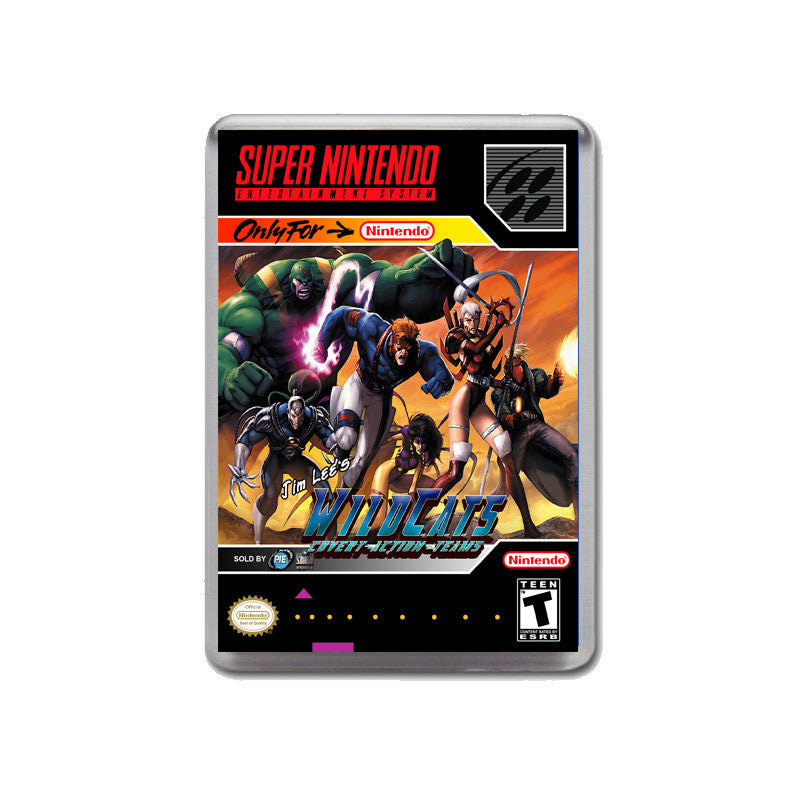 Wildcats Covert Action Team - SNES GAME inspired Retro Gaming Magnet