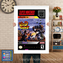Wild Guns Super Nintendo GAME INSPIRED THEME Retro Gaming Poster A4 A3 A2 Or A1