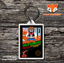 Widget Retro NES Game Cover Art Gaming Keyring