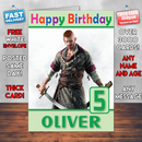 Personalised Wild Hunt Olgierd Inspired Style Game Kids Inspired Birthday Card (SA)