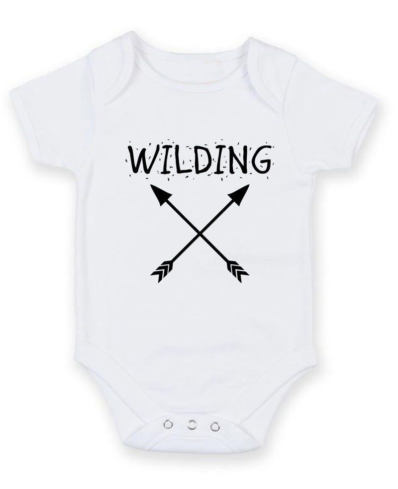 Wildling Personalised Baby Boy Girl Unisex Short Sleeve Bodysuit