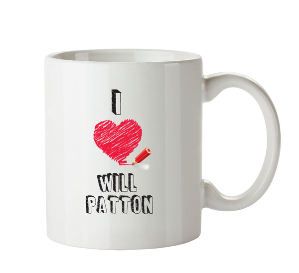 I Love Will Patton Celebrity Mug Office Mug – printed mug product image 1