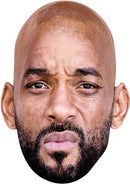 Will Smith Dead Shot Suicide Squad Celebrity Face Mask Fancy Dress Cardboard Costume Mask