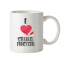 I Love William Fichtner Celebrity Mug Office Mug
