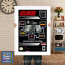 Williams Arcade's Greatest Hits Super Nintendo GAME INSPIRED THEME Retro Gaming Poster A4 A3 A2 Or A1